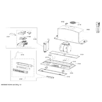 Bosch Genuine Air Grid for BOSCH Integrated Rangehoods | Suits DHL89 Series | Part No. 00488576 spare part