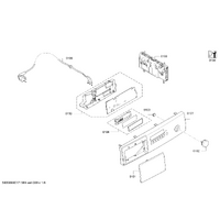Bosch Genuine power module programmed for BOSCH vented tumble dryer. Suits: WTA74 Series, Spare Part No: 00632514 spare part