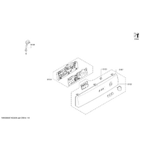 Bosch Genuine control module for BOSCH Condenser Dryer. Suits: WTC84 Series, Spare Part No: 00740088 spare part