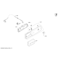 Bosch Genuine control module for BOSCH Tumble dryer. Suits: WTE83 Series, Spare Part No: 00747722 spare part