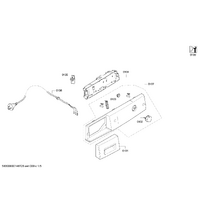 Bosch Genuine power cord for BOSCH Tumble dryer. Suits: WTE84 Series, Spare Part No: 00499454 spare part