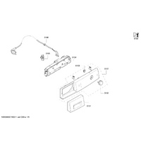 Bosch Genuine control module for BOSCH Tumble dryer. Suits: WTE86 Series, Spare Part No: 00750591 spare part