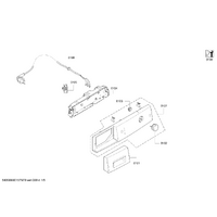 Bosch Genuine control module for BOSCH Tumble dryer. Suits: WTE86 Series, Spare Part No: 00747722 spare part