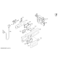 Bosch Genuine led-plate for BOSCH Tumble dryer. Suits: WTG86 Series, Spare Part No: 00656162 spare part