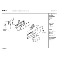 Bosch Genuine holder for BOSCH Tumble Dryer. Suits: WTL12 Series, Spare Part No: 00655300 spare part