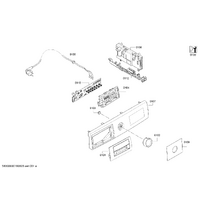 Bosch Genuine housing for BOSCH Tumble dryer. Suits: WTM83 Series, Spare Part No: 00746641 spare part