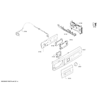 Bosch Genuine led-plate for BOSCH Tumble dryer. Suits: WTW85 Series, Spare Part No: 00656162 spare part