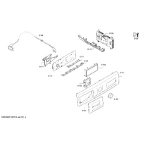 Bosch Genuine knob-programme for BOSCH Tumble dryer. Suits: WTW87 Series, Spare Part No: 00623853 spare part
