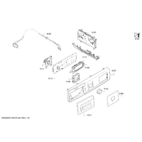 Bosch Genuine knob-programme for BOSCH Tumble dryer. Suits: WTY86 Series, Spare Part No: 00623853 spare part