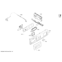 Bosch Genuine led-plate for BOSCH Tumble dryer. Suits: WTY86 Series, Spare Part No: 00656162 spare part