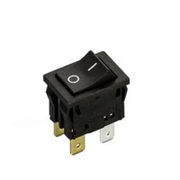 Universal Brand New Switch On/off Bipolar Black 16 Amp 250v Hole Size 13x20mm 4.8mm Pins For Coffee Machines spare part