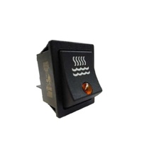 Nuova Brand New Switch Water Black 16 Amp 250v With Led 22x30mm Suits Rancilio For Coffee Machines spare part