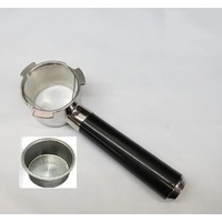 Delonghi Brand New Two Cup Delonghi S/steel Bottomless Coffee Filter Handle For Ec680 Ec685 Ec820 For Coffee Machines spare part