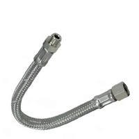 Rancilio Brand New Stainless Steel Braided Hose 1/8" F X 1/8" M 205mm Fits Rancilio Silvia For Coffee Machines spare part