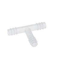 Universal Brand New T Fitting Plastic Hose End For 7/8mm Id Silicone Tube For Coffee Machines spare part
