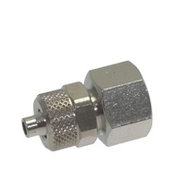 Universal Brand New Straight Push On Fitting 1/8" Bsp Female To 4mm Id/6mm Od Teflon Pipe For Coffee Machines spare part