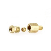 Universal Brand New Straight Compression Fitting 1/8" Bsp Male To 6mm Od Teflon Pipe For Coffee Machines spare part