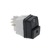 Universal Brand New Switch On/off Bipolar Black 16 Amp 250v With Red Led 22x30mm For Coffee Machines spare part