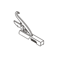 Chef Genuine Hinge Oven Door For Chef KE7415001M Spare Part No: 4055087821 spare part