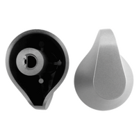 Chef Genuine Knob Assembly Painted Silver Finish Gas For Chef WHG951SA Spare Part No: A01389114 spare part