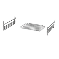 Chef Genuine Rack Pack Left And Right Side + Shelf 468mm X 360mm Grill For Chef EVEP626BB Spare Part No: 0327001314 spare part