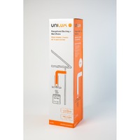 AEG Genuine Range hood Ducting - Wall/Eave 125-150mm For AEG WRF610WA Rangehood Spare Part No: ULX150 spare part