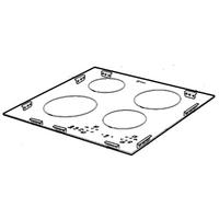 Chef Genuine Panel Hob Glass Assembly For Chef Spare Part No: A01717806 spare part