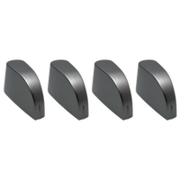 Chef Genuine Knob Kit Of 4 Silver Forte For Chef WVE665S Spare Part No: 0019008195K spare part