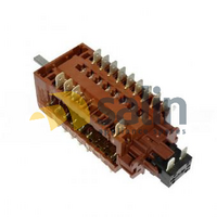 Ilve A03409 ILVE OVEN RECTANGULAR SELECTOR 10-POSITION WITH MICROSWITCH | 600NMP spare part