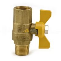 Bromic PN: 1210430BR BROMIC GAS GAS OR WATER BALL VALVE (DR BRASS BUTTER) spare part