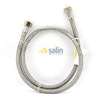 Bromic PN: 10HPH1200BR BROMIC GAS STAINLESS GAS HOSE (10MM 1/2BSP FC X 1/2 120CM LONG) spare part