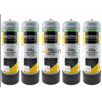 Universal 5 x Zip Gas 91295 Sparkling water Disposable Food Grade CO2 bottle Billi 996911 spare part