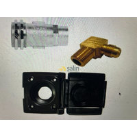 Universal Caravans, RVs and Motorhomes Wall Mount Gas Bayonet Kit includes 3 pieces spare part