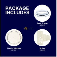 Fisher & Paykel FISHER&PAYKEl DOOR RIM WINDOW STRIKE KIT 4.5KG DE45F56EW1 VENT DRYER spare part