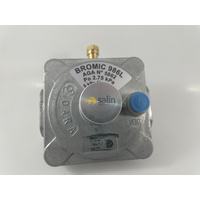 Bromic CARAVAN LPG commercial Appliance Regulator 250MJ 3/4FI x 3/4FI with test point spare part