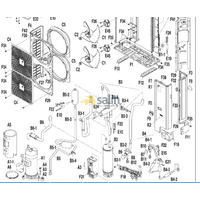 Daikin FOR  DAIKIN AIRCON OUTDOOR SCROLL COMPRESSOR RQ100KV4A  4025158 W:2437088 spare part