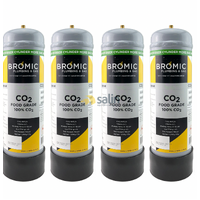 Universal 4 X Replacement CO2 Cylinder  1.3Kg PB Crystella Zip gas 91295 Sparkling spare part
