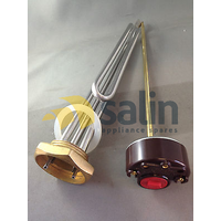 Universal NEVUS HOT WATER TANK  HEATING ELEMENT HEATER 1KW 1 1/4" BSP  WITH ROD THERMOSTAT spare part
