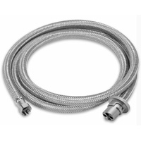 Bromic BROMIC 10HZS3000 3M S.STEEL BRAIDED GAS HOSE 3/8 BSP BAYONET COUPLING NAT/LPG spare part