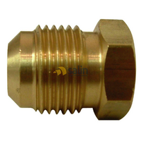 Bromic LPG AIR CONDITIONER FLARE PLUG MALE FITTING | 65-04 PLUG MALE FLARE 1/4 SAE spare part