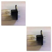 LG 2 X LG  SMEG Microwave Oven Globe Lamp Bulb Light Straight Terminals 20W T170 spare part