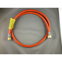 Bromic BBQ 6mm LPG HOSE 3/8" FEM. SAE FLARE NUT X 3/8" FEMALE SAE FLARE NUT 1200MM LONG spare part