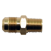 LPG  NATURAL GAS  ADAPTER  1/4" BSP MALE TO 3/8" SAE MALE UNION