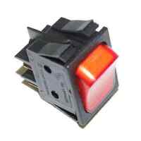 Universal COMMERCIAL FRIDGE ON/OFF RED ILLUMINATED DPST ROCKER SWITCH MD401L spare part