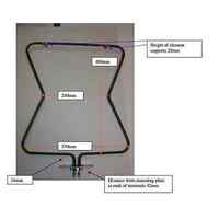 Westinghouse CHEF OVEN BOTTOM ELEMENT 2400WATT P/N 1893,34688 EGLB-IS EGLB-S EGLW VE830SSAR spare part