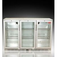 330 LT TRIPLE DOOR  BEER COOLER CHILLER BENCH BAR DISPLAY COMMERCIAL FRIDGE