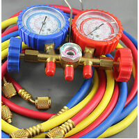 Universal AIR CONDITIONING MANIFOLD  GAUGE R410  WITH 72" 1.8M LONG CHARGING HOSE SET spare part