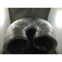 8"/200mm FLEXIBLE NON INSULATED FAN DUCTING BATHROOM  LAUNDRY VENTILATION 6M