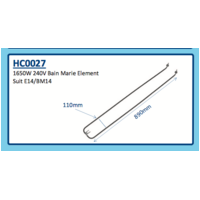GENUINE ROBAND 1650W 240V BAIN MARIE ELEMENT E14 BM14 HC0027
