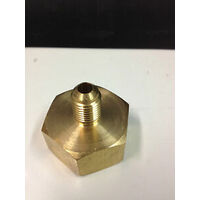 1/4" BSP  to 3/4 BSP" BRASS ADAPTER  FOR REFRIGERANT GAS TANKS WITH  O RING
